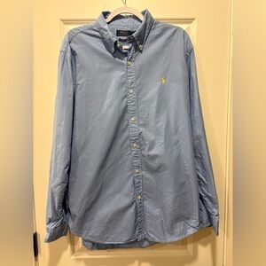 Polo Ralph Lauren Men’s Light Blue Button Down Shirt